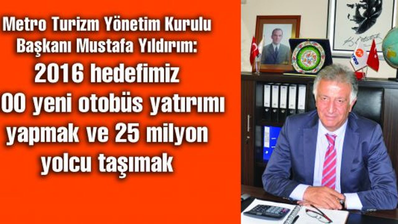 100 yeni otobüs yatırımı yapacak 25 milyon yolcu taşıyacak