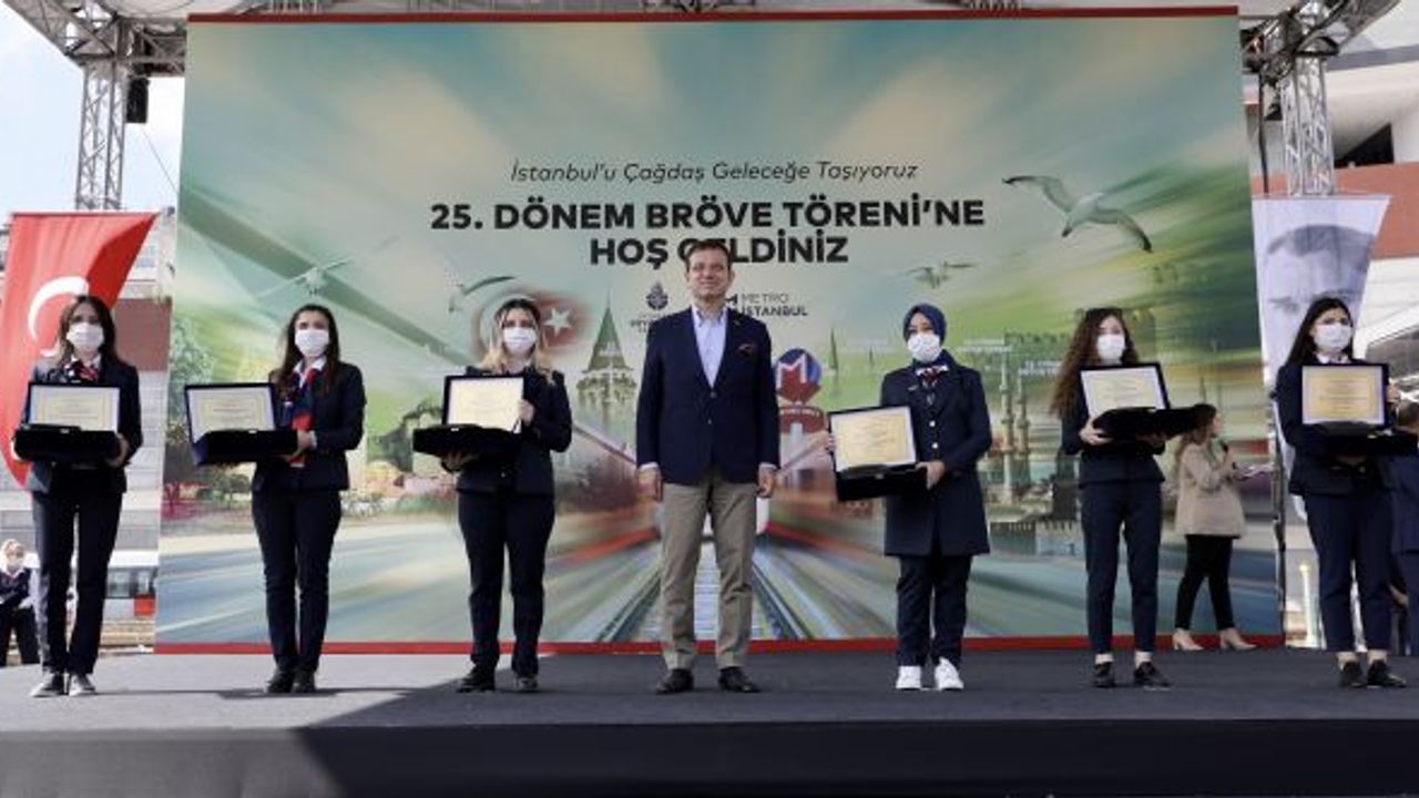 7 BİN 500 BAŞVURU ARASINDAN SEÇİLEN 88 KADIN MAKİNİSTE BRÖVELERİNİ VERDİ