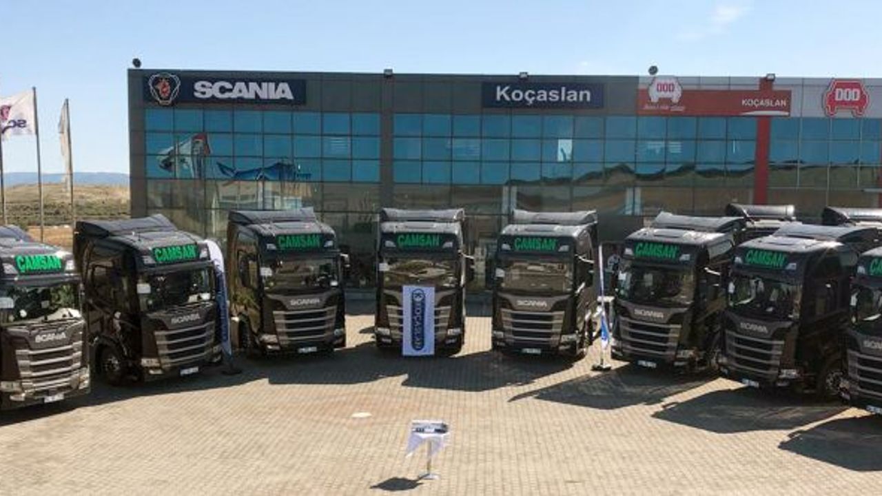 Çamsan Nakliyat 10 adet Scania R500 çekici aldı