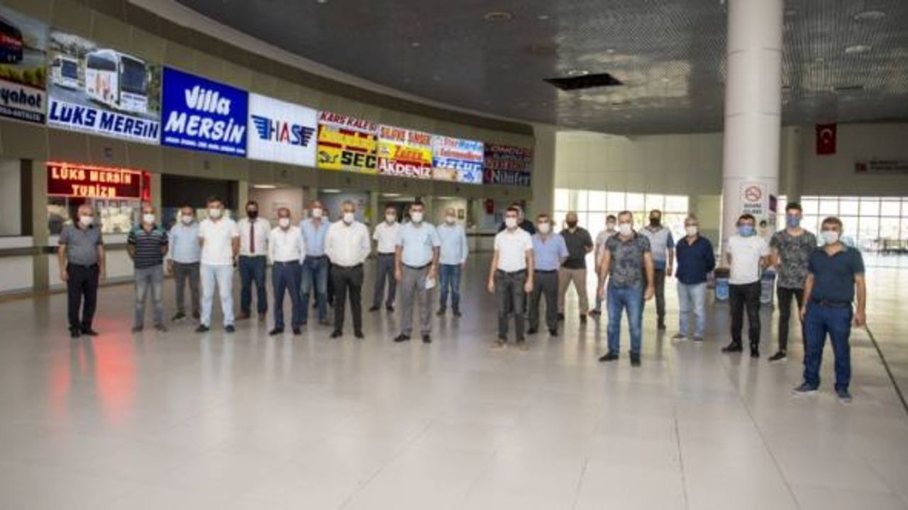 Mersin Otogarı’nda borçlar yapılandırıldı, otobüsçü rahat bir nefes aldı