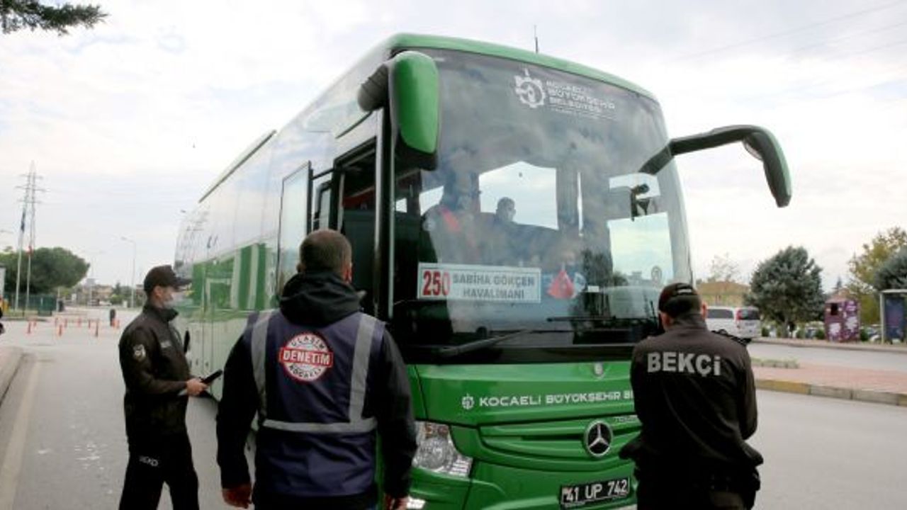 Toplu ulaşım araçlarında Covid-19 denetimi