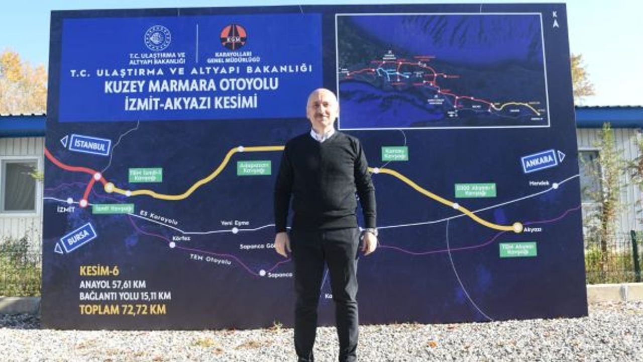 TEM İzmit-1-TEM-Akyazı kavşakları arası, bu yıl sonunda hizmete girecek