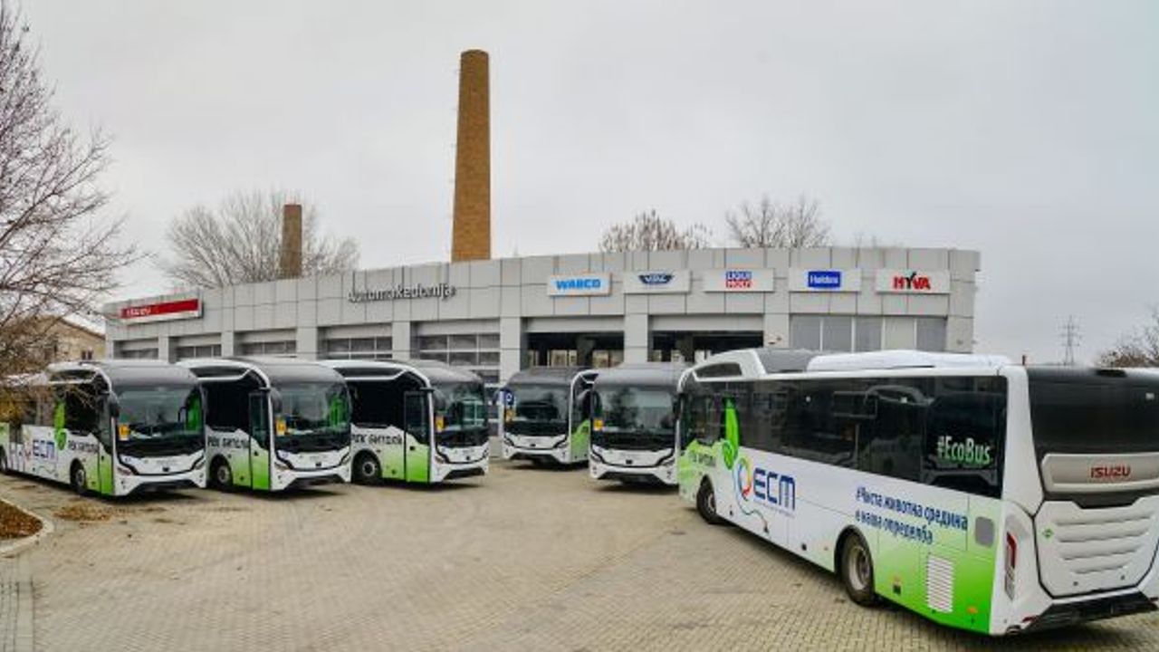 Anadolu Isuzu Kendo Kuzey Makedonya yollarında