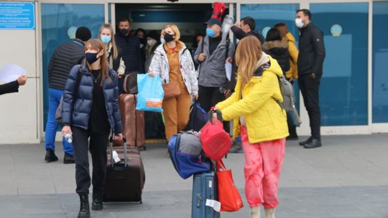 Erciyes’e Ukrayna’dan 200 kişilik ilk turist kafilesi geldi