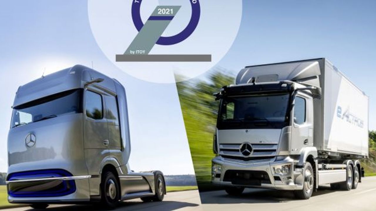 Mercedes-Benz eActros ve Mercedes-Benz GenH2 Kamyon, 2021 Kamyon İnovasyon Ödülü’nü kazandı