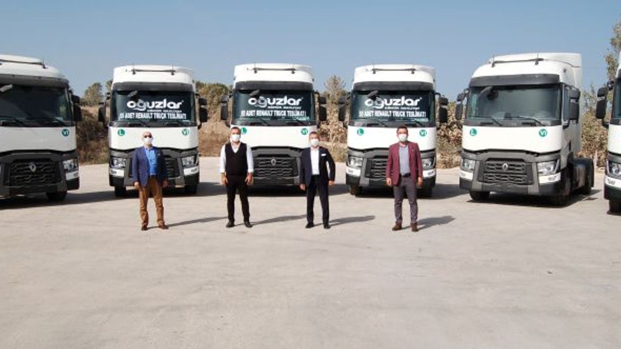 Oğuzlar Kömür Nakliyat 55 adet Renault Trucks T460 çekici aldı