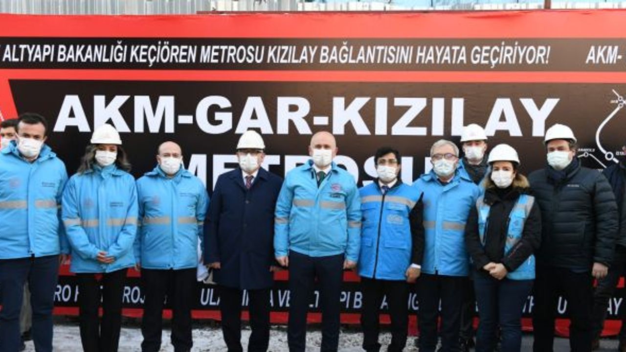 2022 sonunda Keçiören’den Kızılay’a aktarmasız metro ulaşımı sağlanacak