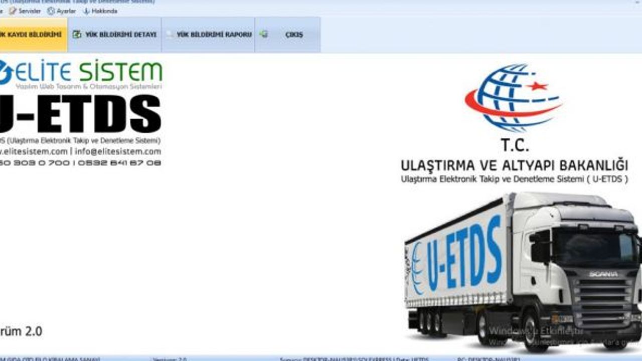UETDS veri gönderme zorunluluğu denetimleri sadece yük taşımacılar için ertelendi