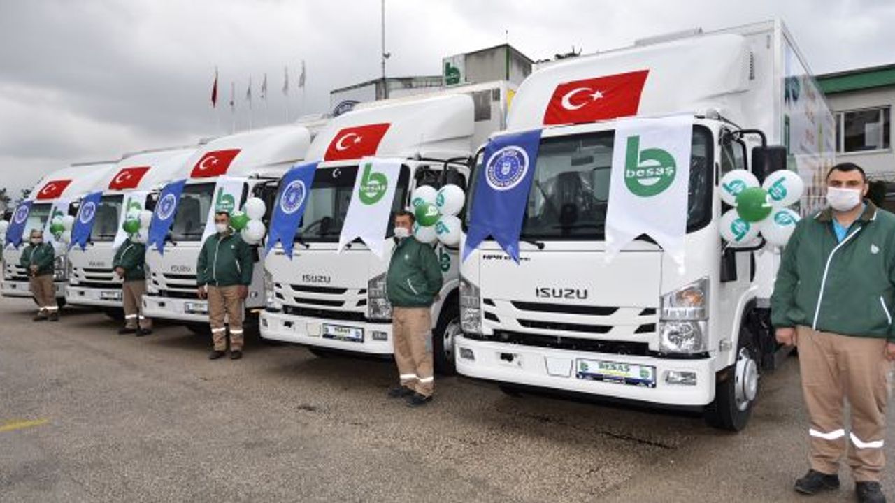 Bursa Büyükşehir Belediyesi 5 Isuzu NPR Kamyon aldı