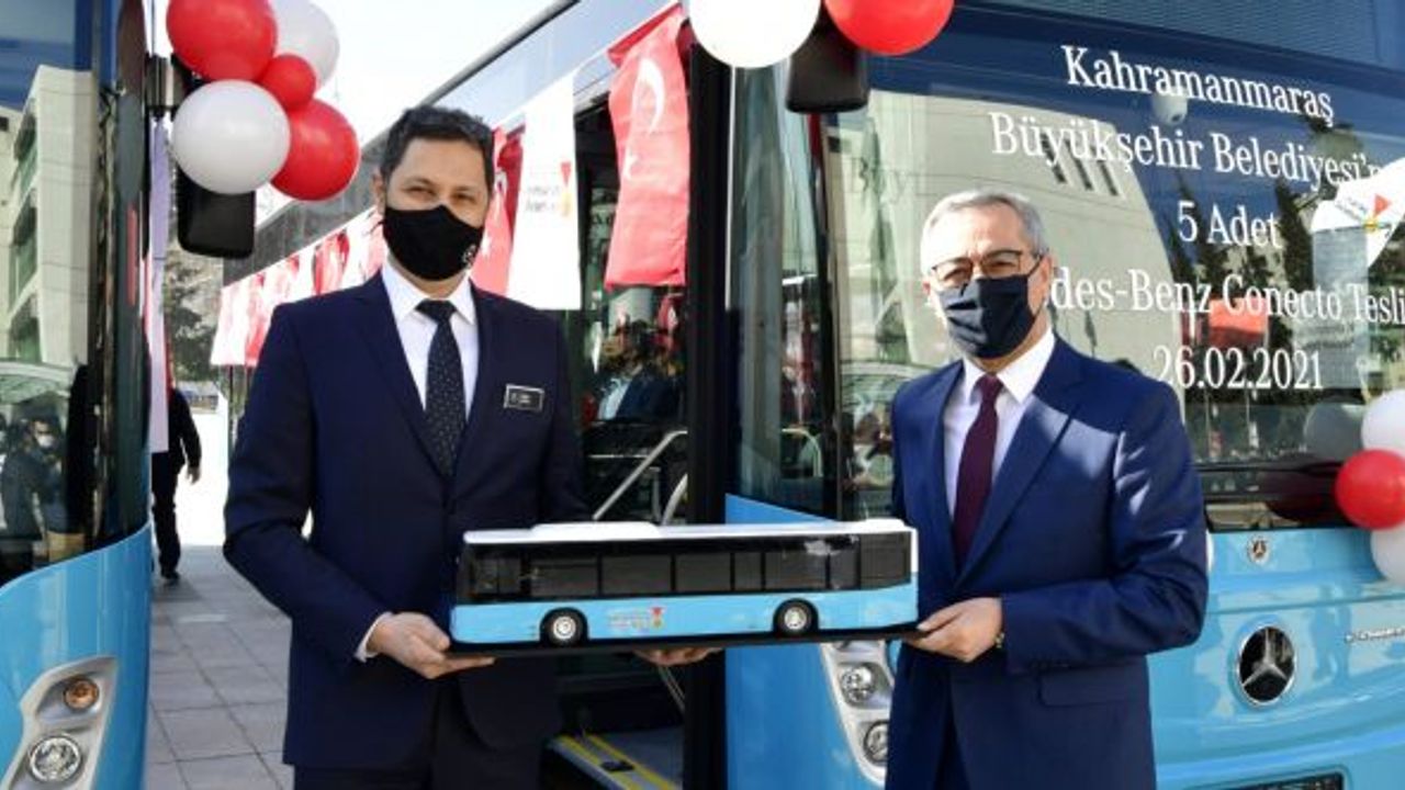 Kahramanmaraş Büyükşehir Belediyesi 5 adet Mercedes-Benz Conecto Solo’yu filosuna kattı
