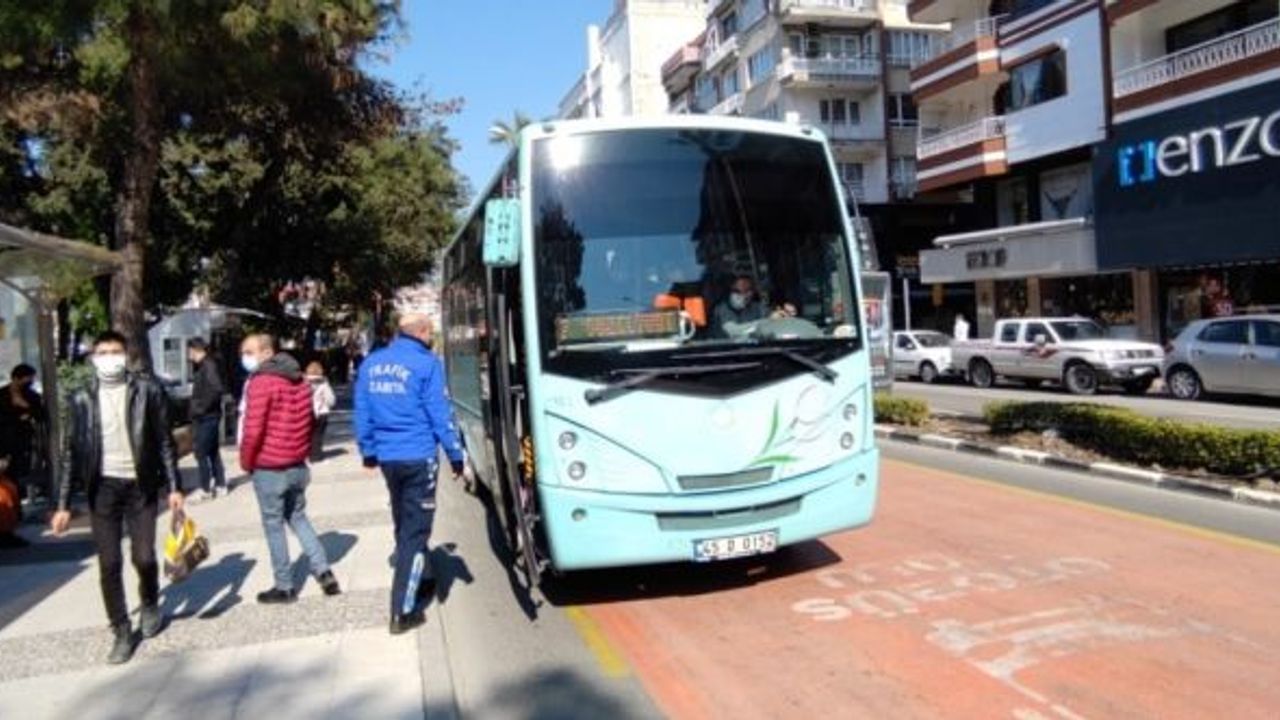 Manisa’da toplu ulaşımda denetimler sürüyor
