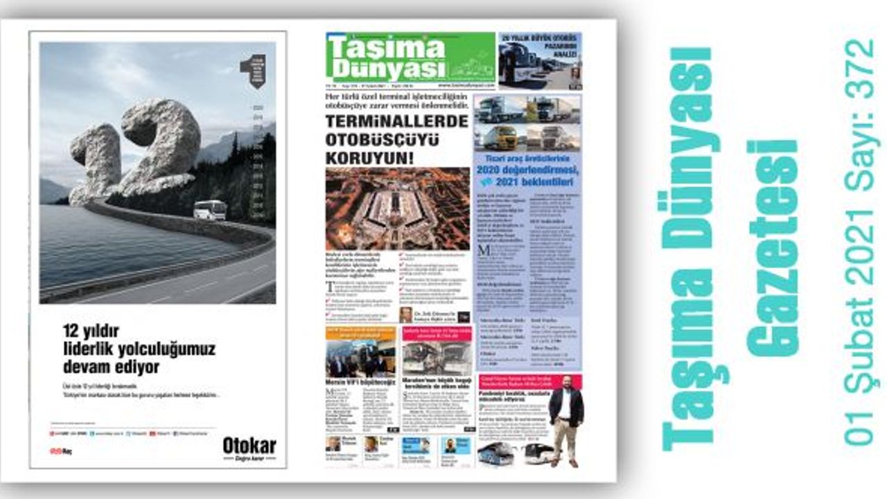 Taşıma Dünyası Gazetesi 01 Şubat 2021 PDF Yayınlandı