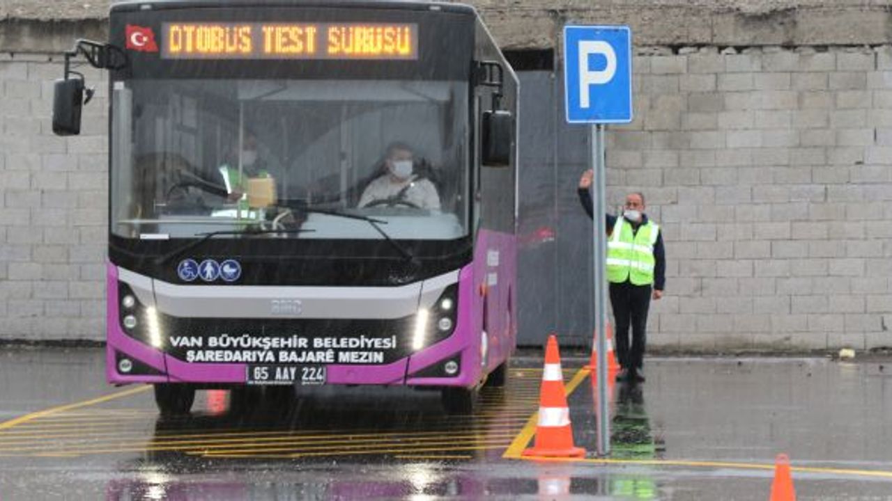 260 adaydan 70 şoförün seçimi yapıldı