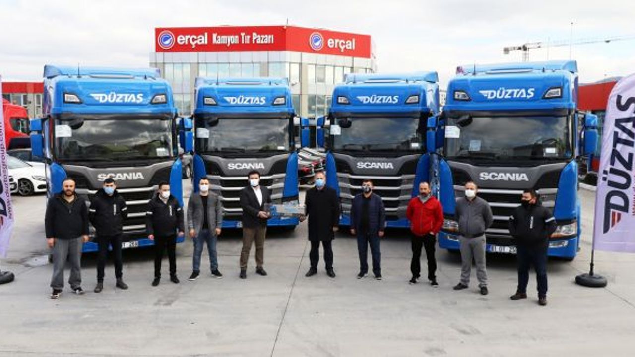 Düztaş, Lojistik 5 adet Scania R500 aldı