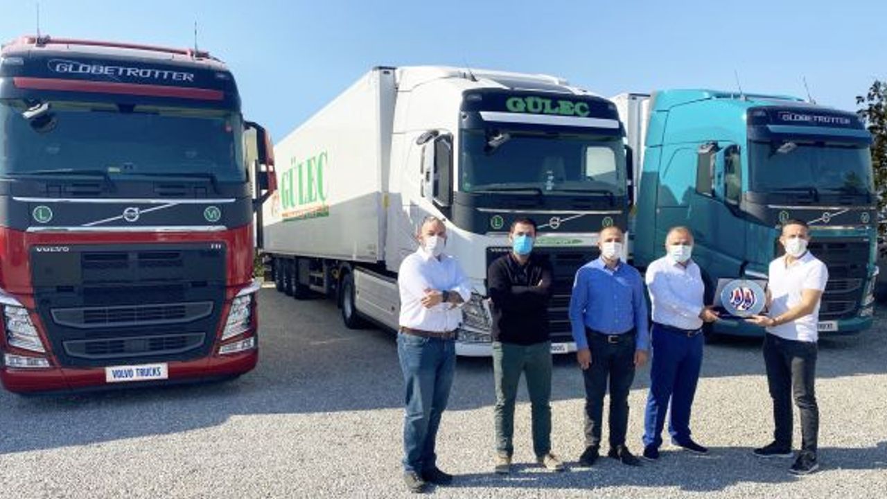 Güleç Transport 5 adet Volvo FH çekici aldı