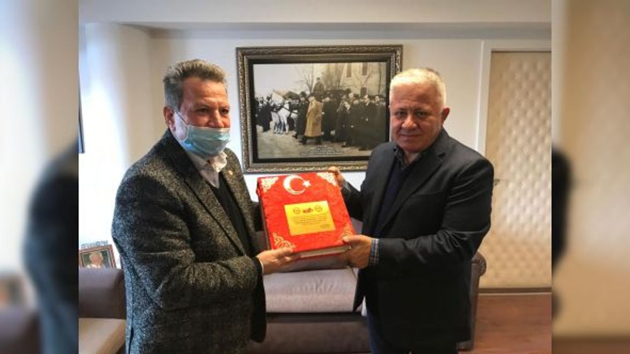 Konya Şehit Aileleri Derneği'nden Erol Özkaymak’a ziyaret