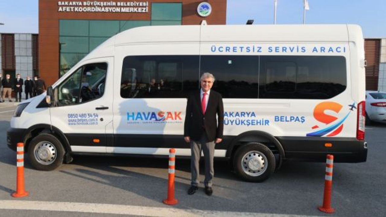 Sakarya’dan Sabiha Gökçen’e ulaşım sağlayan HAVASAK’tan şehiriçi servis hizmeti