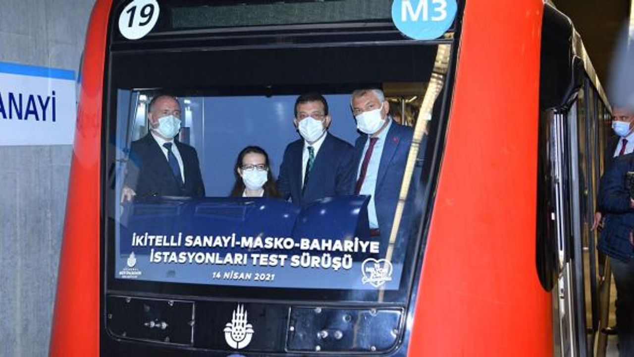 İKİTELLİ SANAYİ MASKO METRO M3 HATTI MAYIS'TA AÇILIYOR