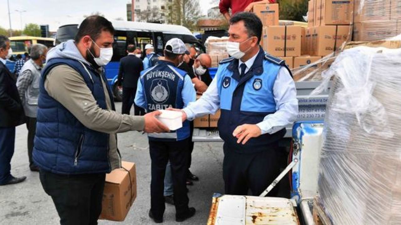 2 bin 850 minibüsçü esnafına destek