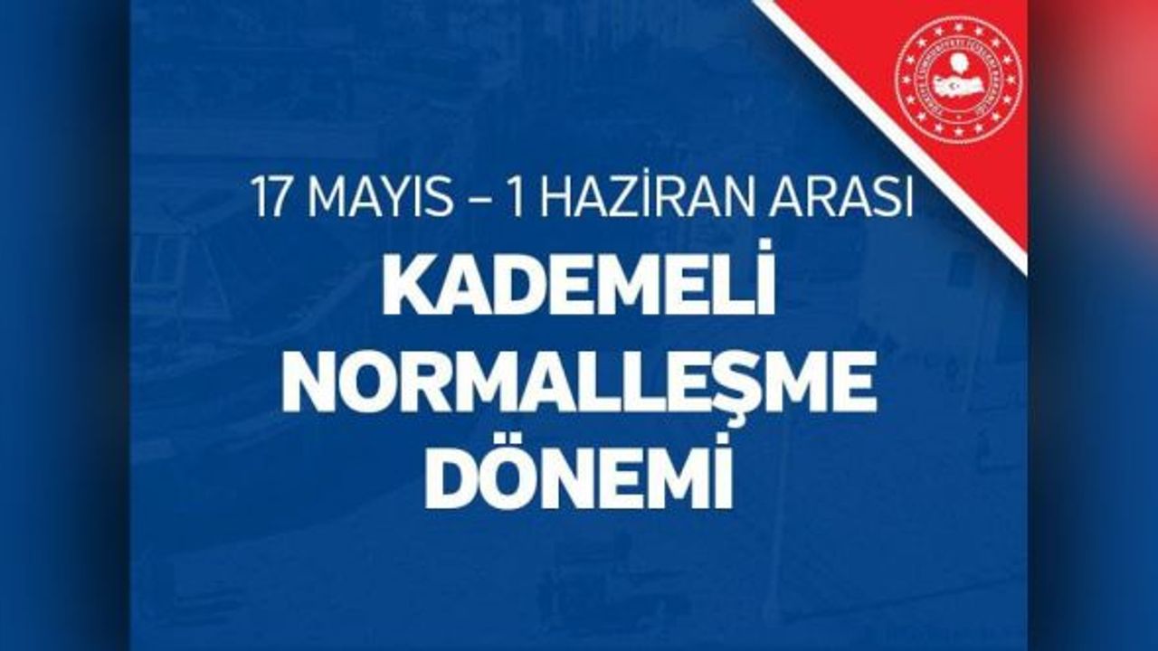 Kademeli Normalleşme Tedbirleri Genelgesi (17 Mayıs-1 Haziran 2021)