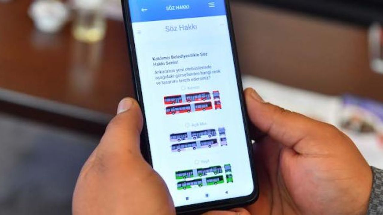 301 otobüsün rengine ve tasarımına Ankaralılar karar verecek