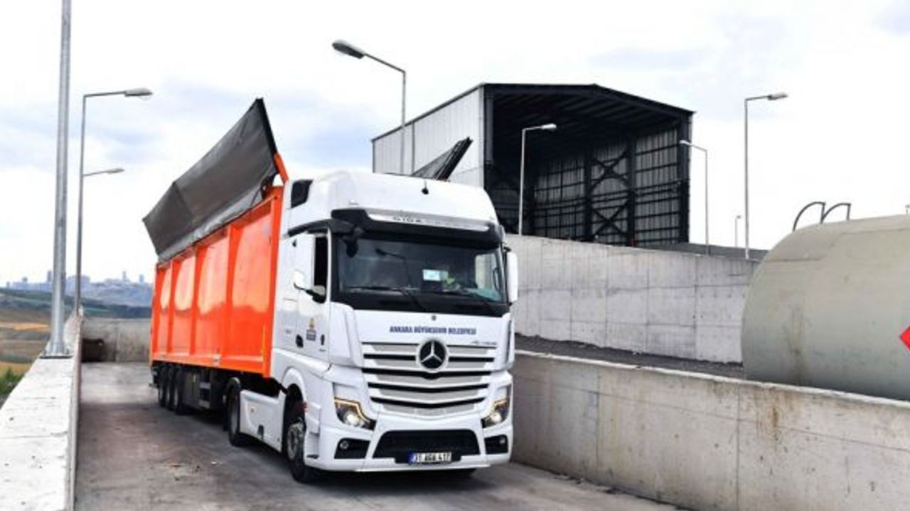Ankara Büyükşehir Belediyesi, 14 katı atık transfer istasyonuna iki yeni istasyon daha ekledi.
