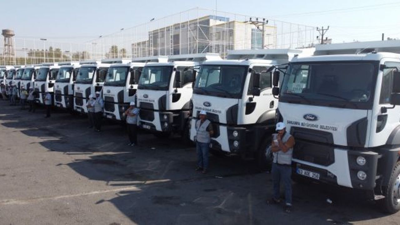 Şanlıurfa Belediyesi araç filosuna 28 adet Ford kamyon kattı