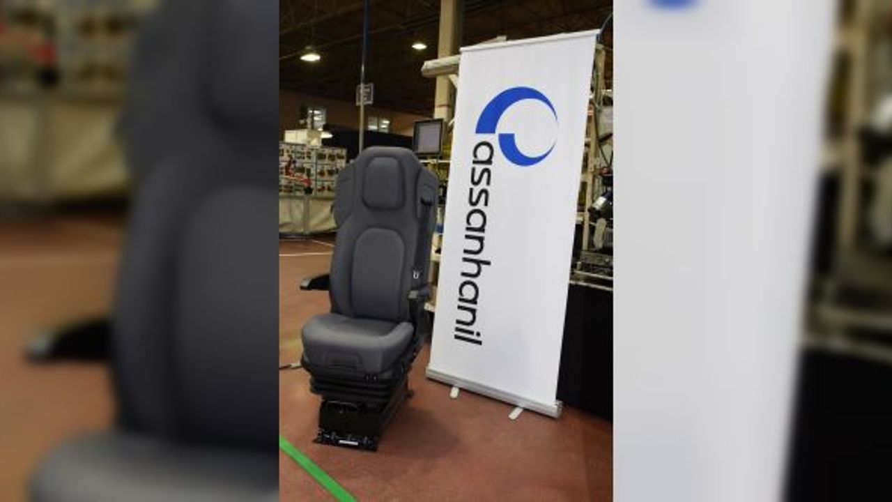 Hidrojen yakıtlı Hyundai Xcient Fuel Cell kamyonun koltukları Türkiye’den