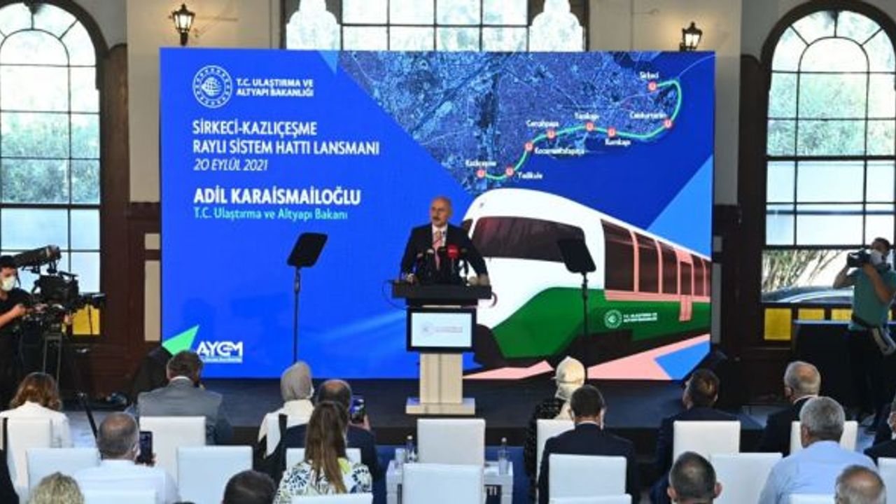 Kazlıçeşme-Sirkeci hattı 2023’ de hizmete girecek