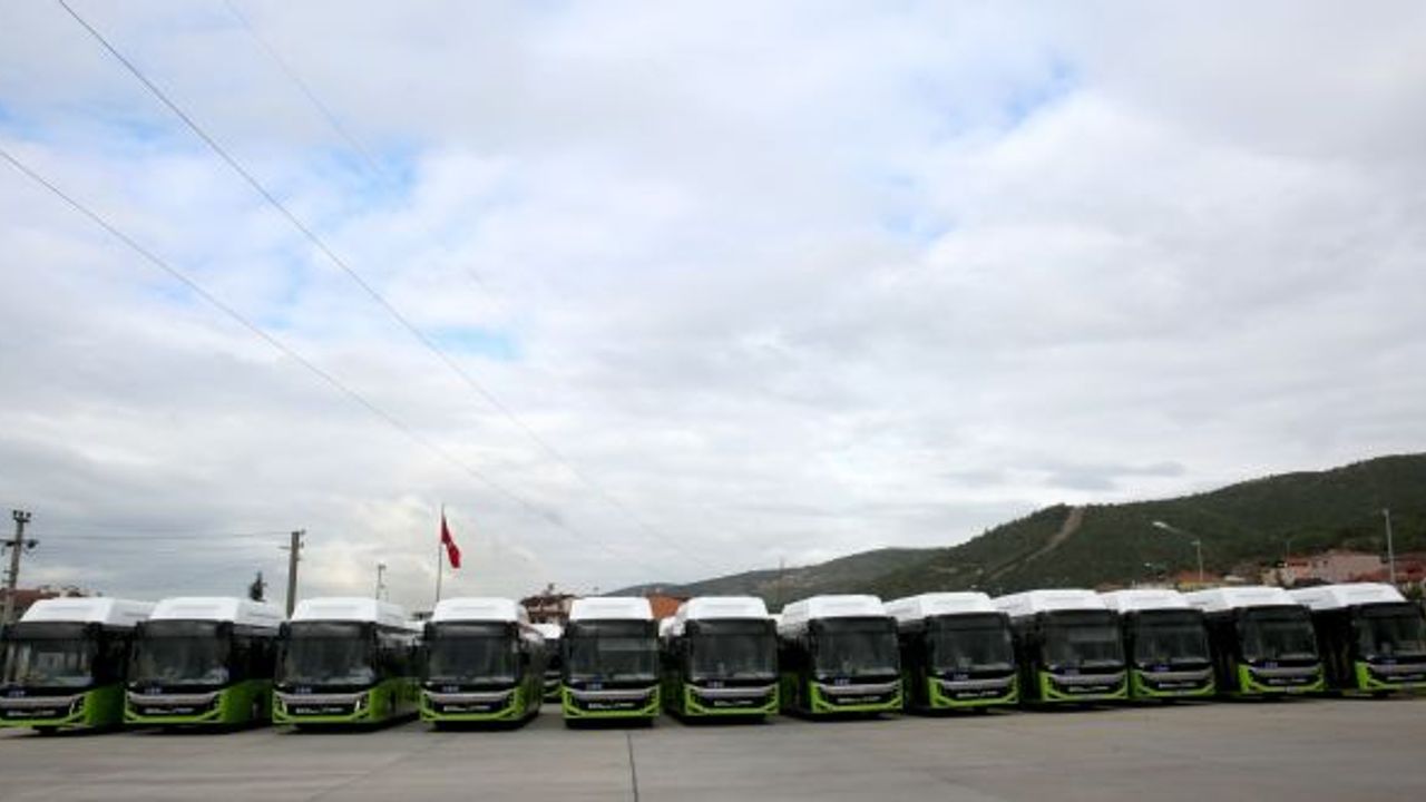 Kocaeli toplu ulaşımına 20 otobüs daha katıldı