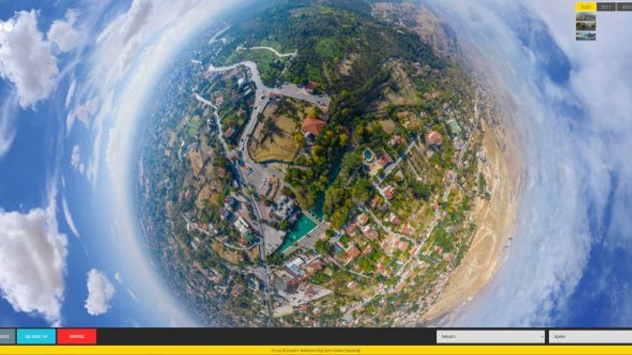 Konya Büyükşehir Belediyesi 360 derecelik sanal tur yayını başlattı