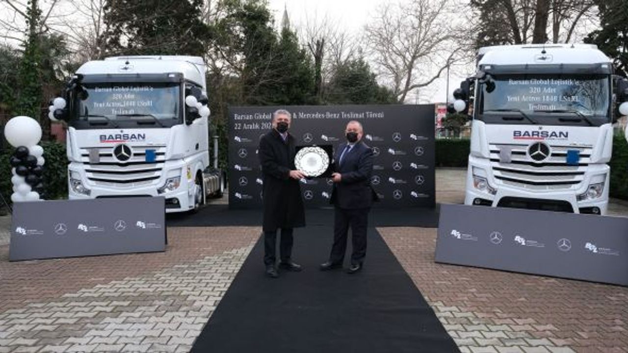 Mercedes-Benz Türk, Barsan Global Lojistik’e 320 adet Actros 1848 LSnrL teslim etti