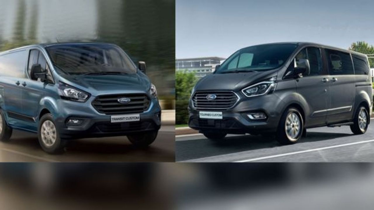 Ford Otosan Transit Custom ve Tourneo Custom araçlarını tam elektrikli ve şarj edilebilir hibrit versiyonlarını hazırlıyor
