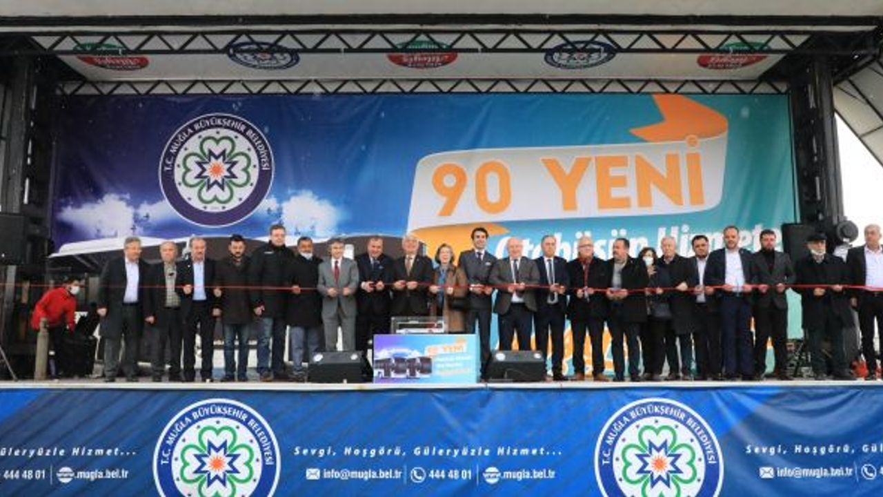 Muğla Büyükşehir Belediyesi ulaşım filosuna 45 Otokar, 45 Ford marka araç kattı