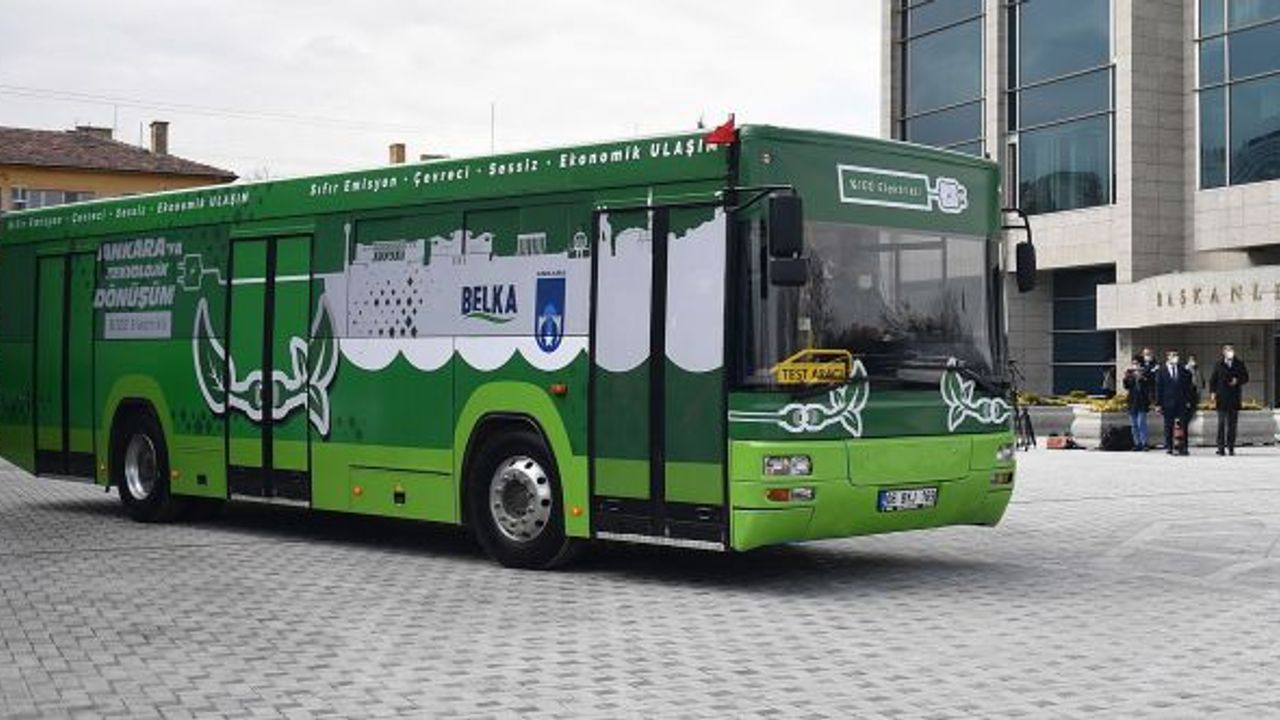 Ankara Belediyesi'nin elektrikli otobüsü Londra yolcusu