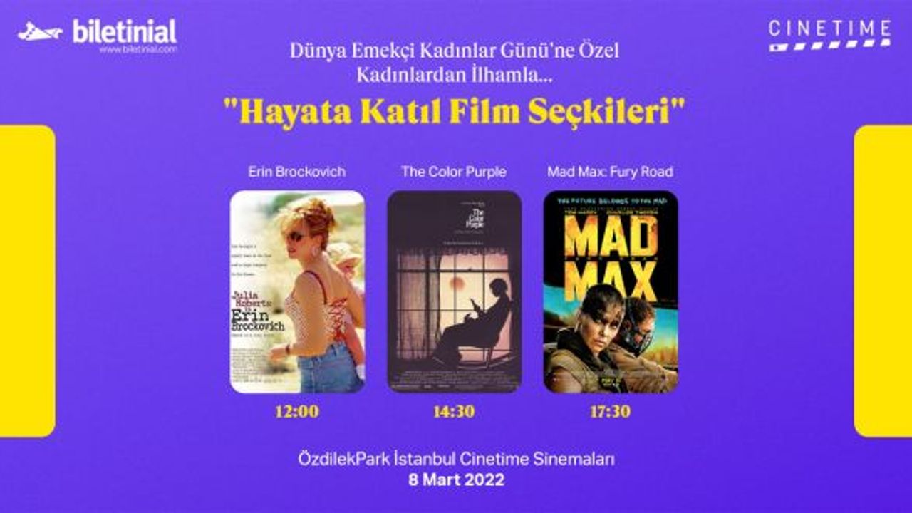 Biletinial’dan 8 Mart Dünya Kadınlar Günü’ne Özel Film Seçkisi