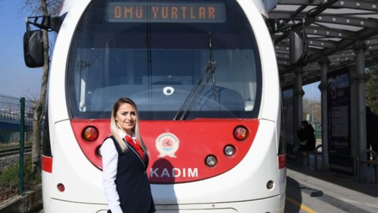 SAMULAŞ A.Ş. bünyesinde görevli 90 vatmandan 35’i kadın.