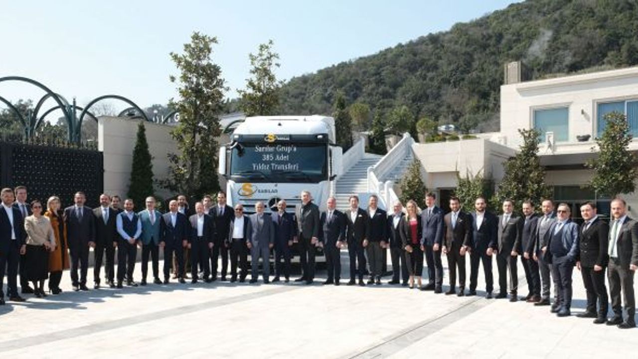 Sarılar Grup, Mercedes-Benz markalı 385 adet kamyonunu teslim aldı