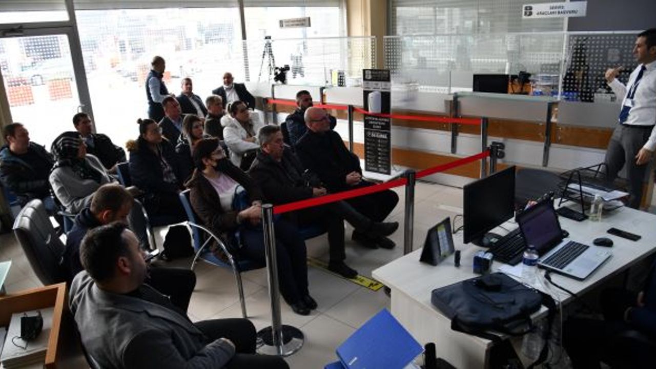 Ulaşım Başvuru Sistemi şoförlere tanıtıldı