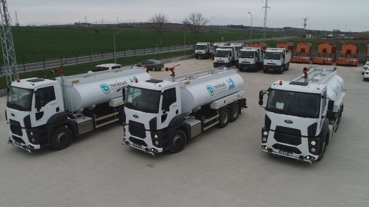 Tekirdağ Büyükşehir Belediyesi araç filosunu büyütüyor