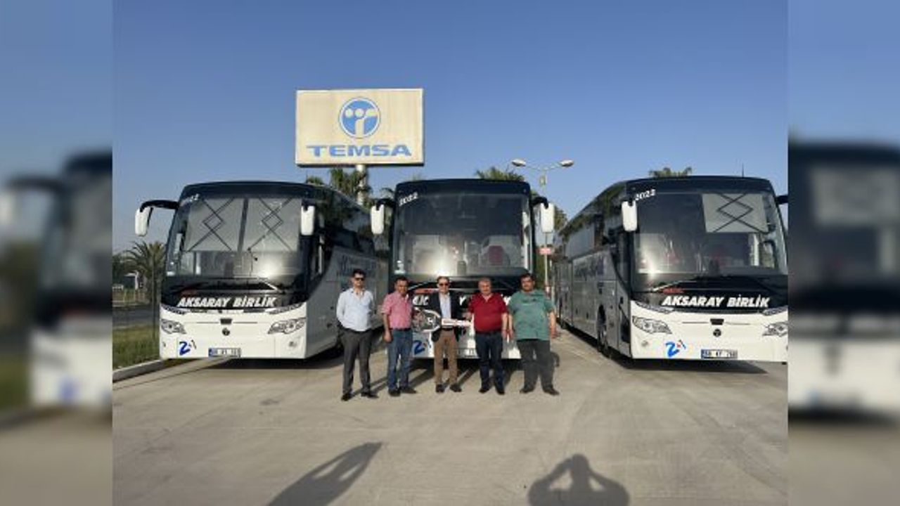 Yükseller Aksaray Birlik filosuna 3 adet TEMSA Maraton VIP kattı