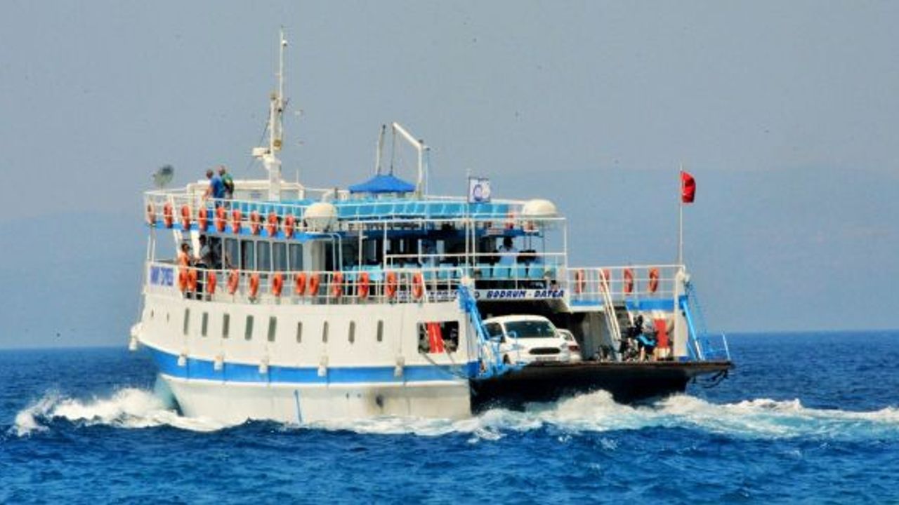 Bodrum-Datça Feribot seferleri yoğun ilgi görüyor