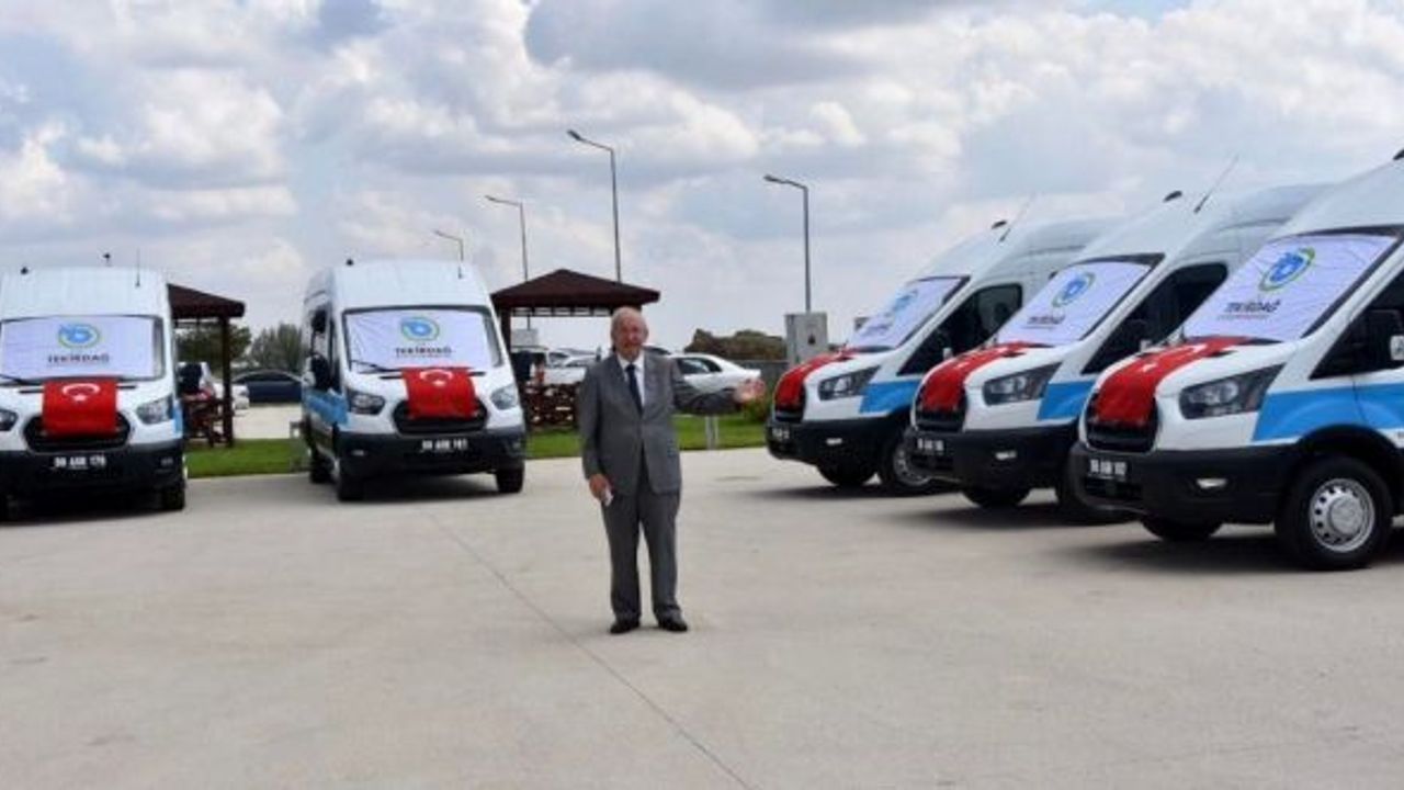 Tekirdağ Büyükşehir Belediyesi filosuna 7 Ford Transit kattı