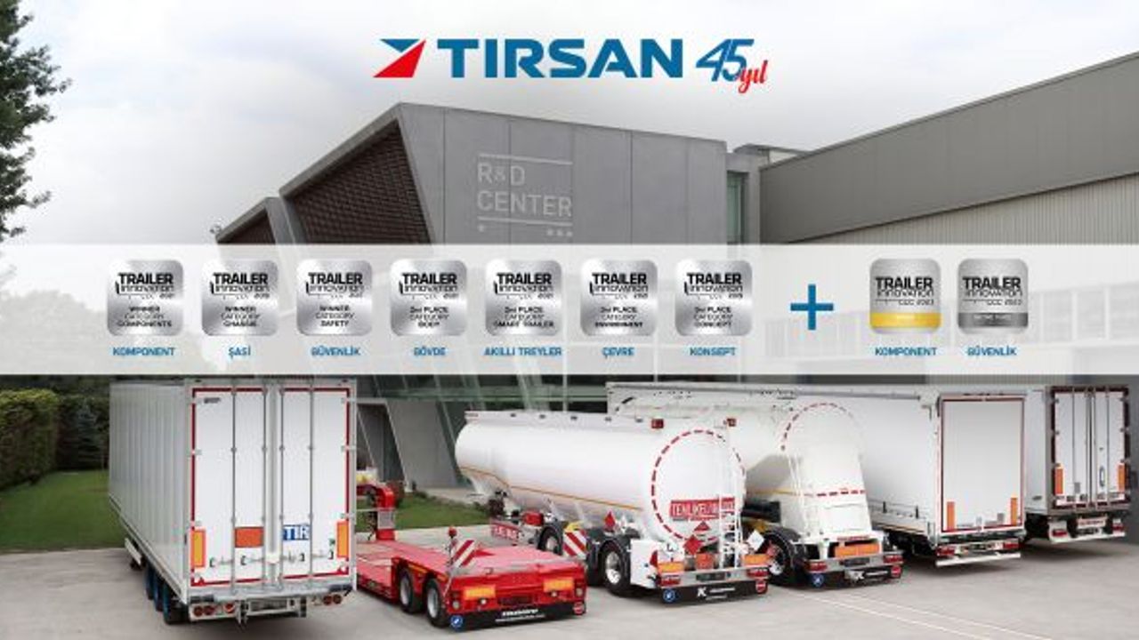 Tırsan Avrupa İnovasyon Ödülleri 2023’de de 2 ödül birden aldı