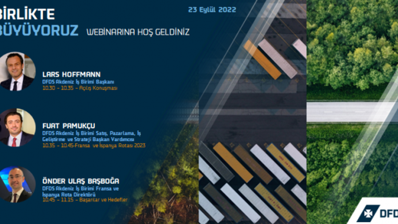 DFDS Fransa İspanya rotasının avantajlarını ve hedeflerini duyurdu