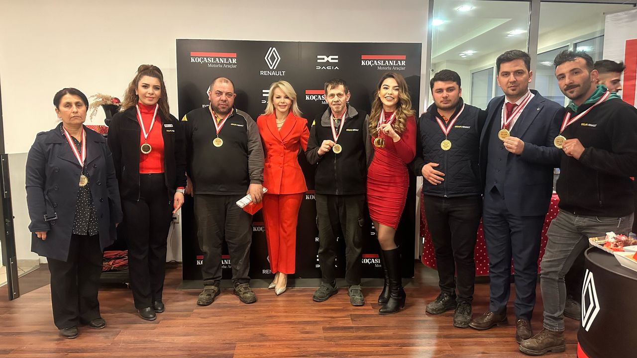 Koçaslanlar Motorlu Araçlar  başarılı personellerini ödüllendirdi