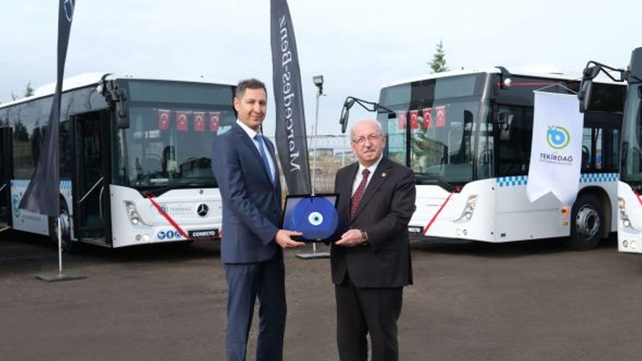 Tekirdağ Büyükşehir Belediyesi’ne 12 adet Mercedes-Benz Conecto Solo teslimatı gerçekleştirildi