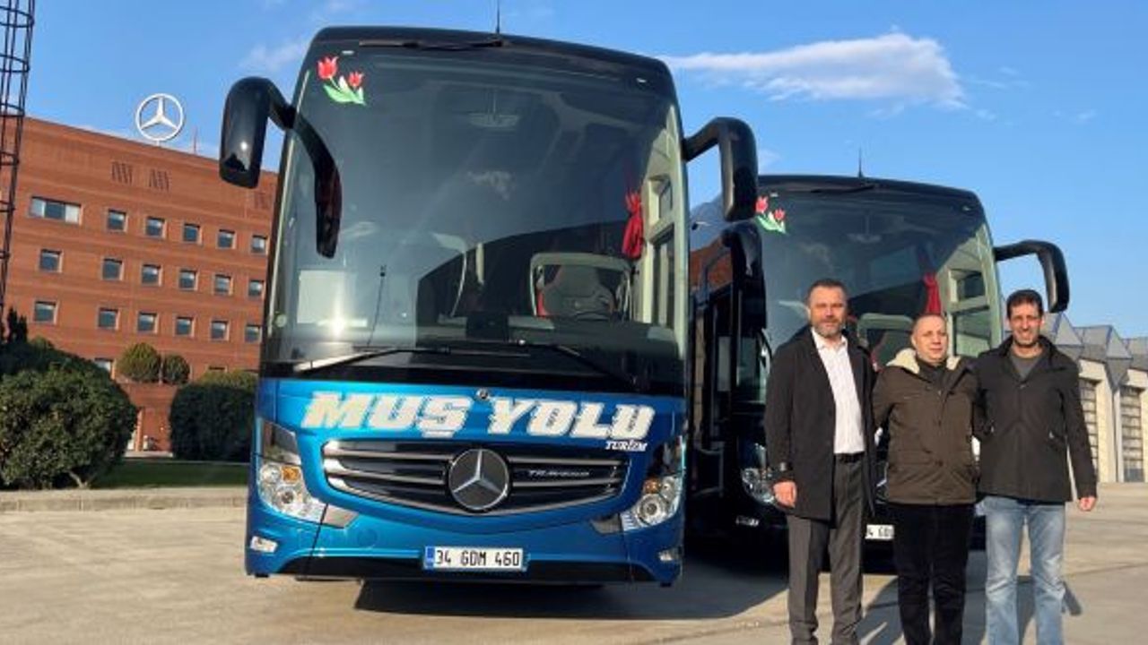 Mercedes-Benz Türk, 2023 yılının ilk otobüs teslimatını Muş Yolu Turizm’e gerçekleştirdi