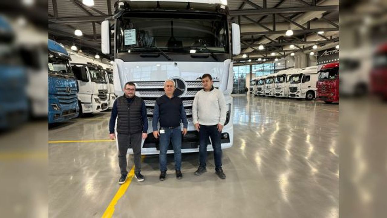 Servettin İnanç Nakliyat 2023’e Mercedes Actros yatırımı ile girdi