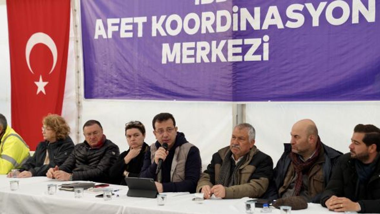 İBB Afet Koordinasyon Merkezi Antakya'da Deprem Çalışmalarını Değerlendirdi